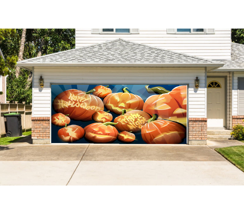 Custom Double Garage Door Cover