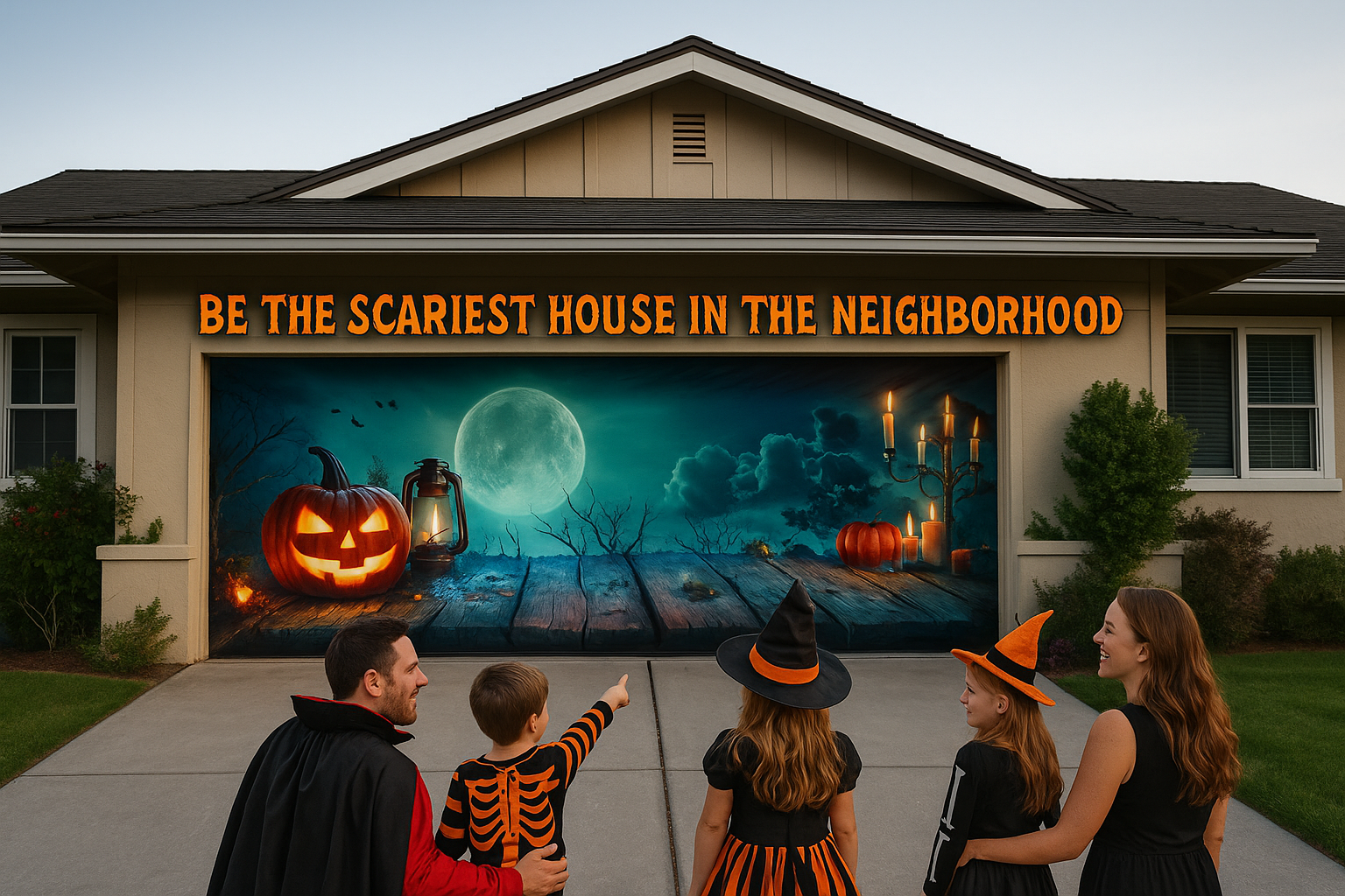 Decor Your Door seasonal garage door cover