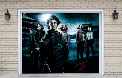 Harry Potter and the Goblet of Fire Garage Door Cover Wrap Banner