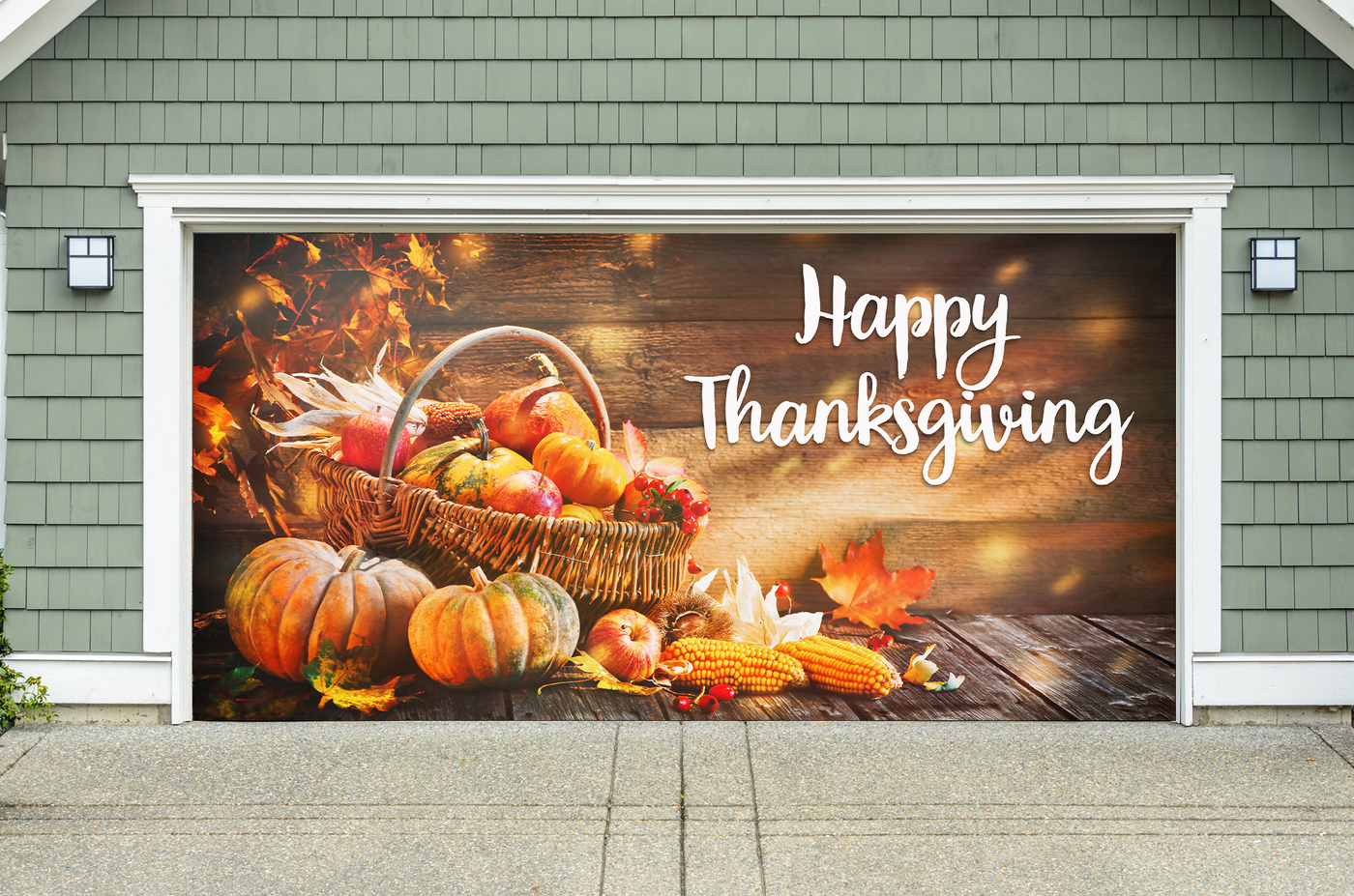 Harvest Warmth – Thanksgiving Garage Door Cover