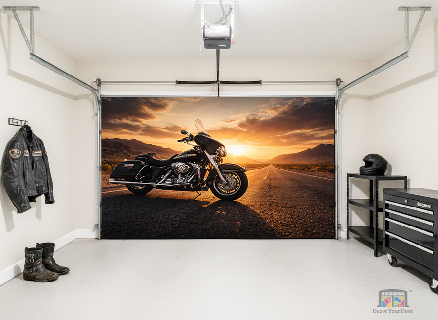Iron Freedom Rider – Interior Garage Door Cover