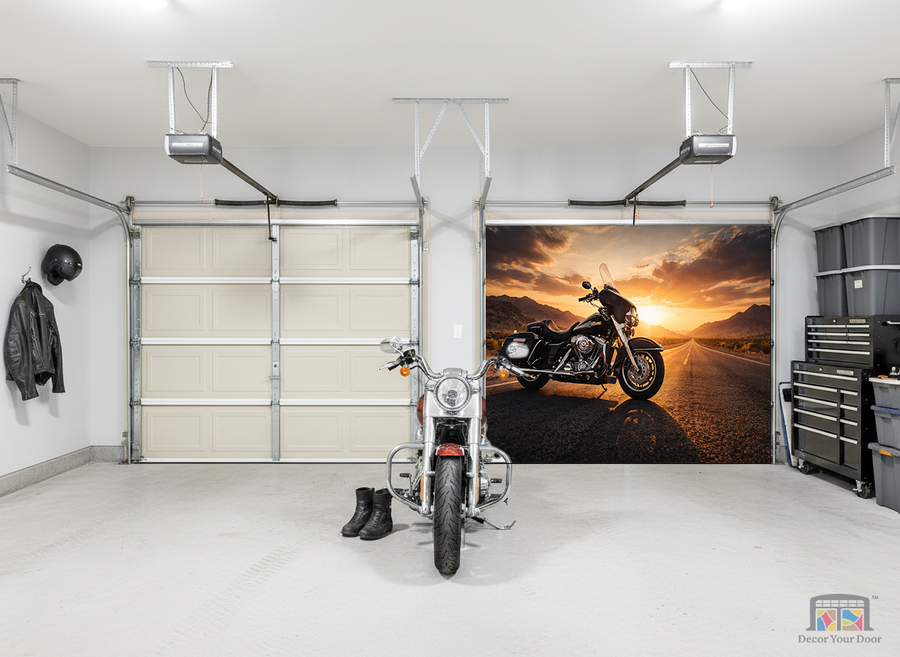 Iron Freedom Rider – Interior Garage Door Cover