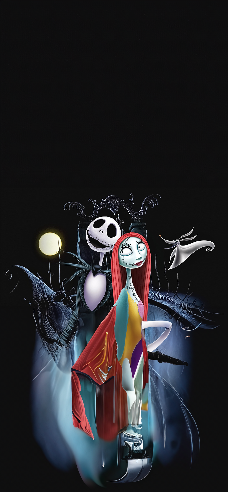 Jack and Sally The Nightmare Before Christmas Front Door Cover Banner Wrap