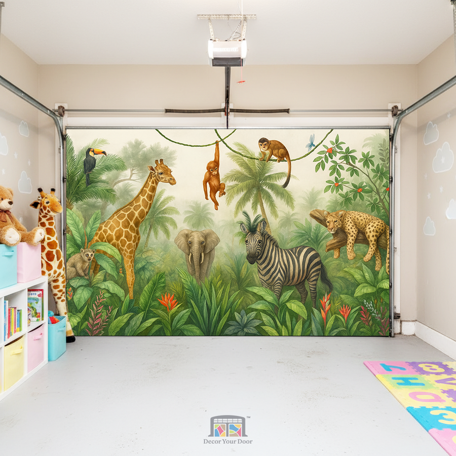 Jungle Daydream – Interior Garage Door Cover