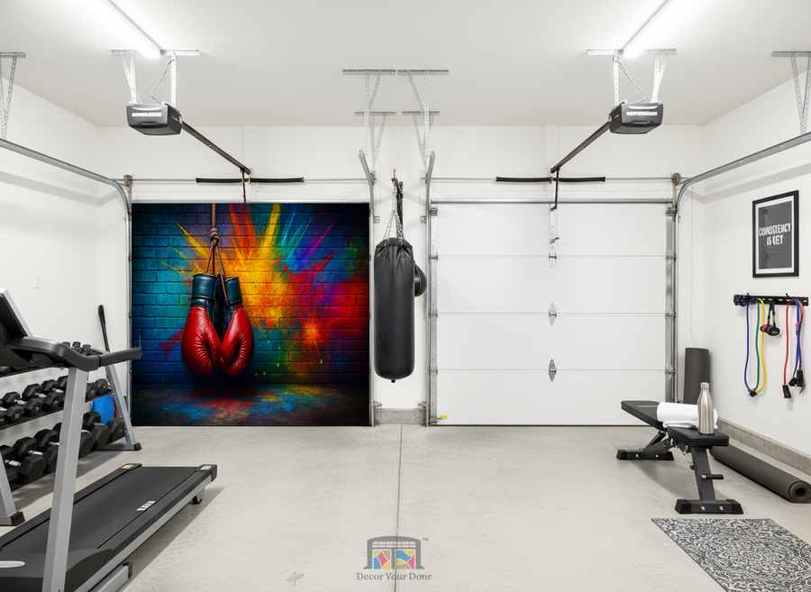 Knockout Spirit Wall – Motivation Garage Door Cover