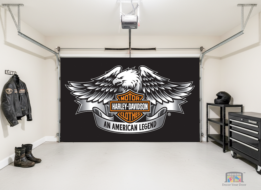 Legendary Eagle – Harley Interior Garage Door Cover