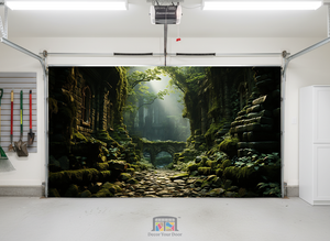 Lost Temple Path – Interior Garage Door Cover