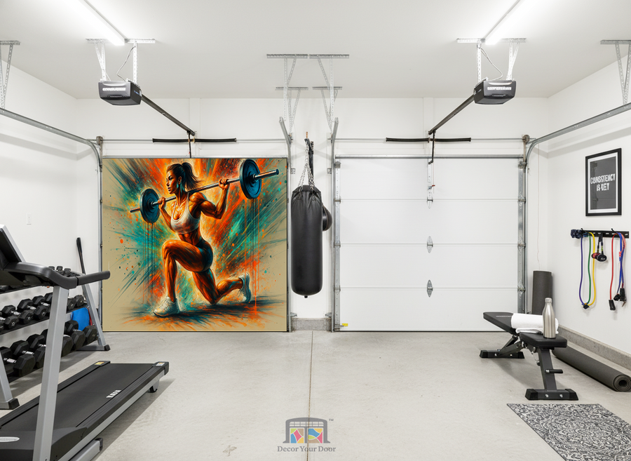Lunge Power Motion – Motivation Garage Door Cover