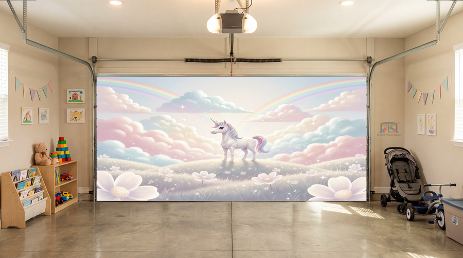 Magical Unicorn Dreamland – Interior Garage Door Cover