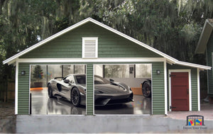 McLaren Artura aparcado en el garaje - Vinilo para puerta de garaje