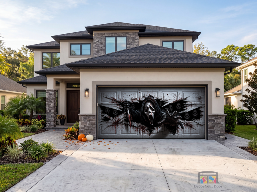 Midnight Scream Breakout - Garage Door Cover