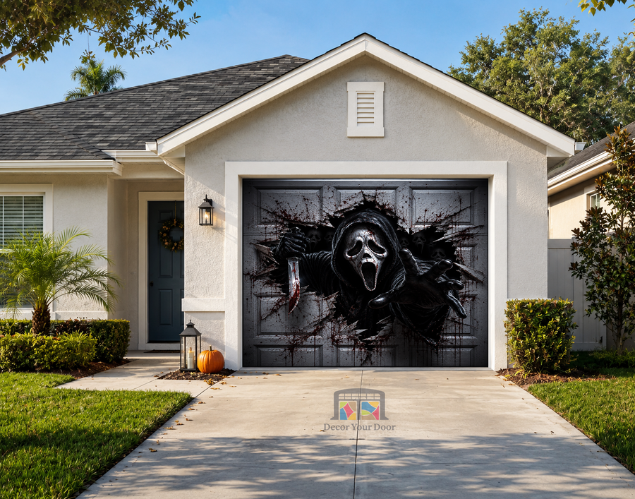 Midnight Scream Breakout - Garage Door Cover