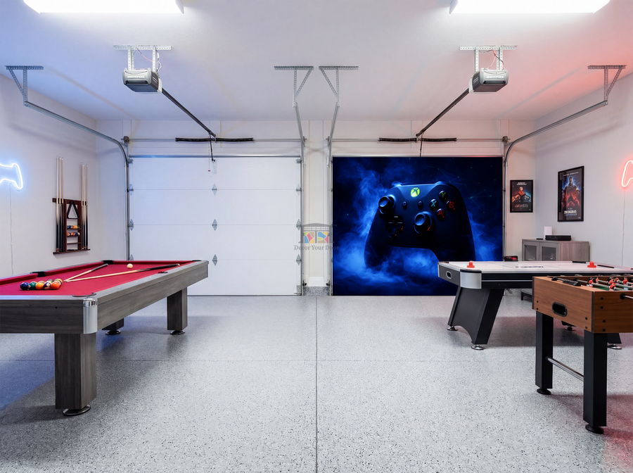 Midnight Xbox Controller Aura – Interior Garage Door Cover