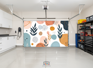 Modern Boho Botanical – Interior Garage Door Cover