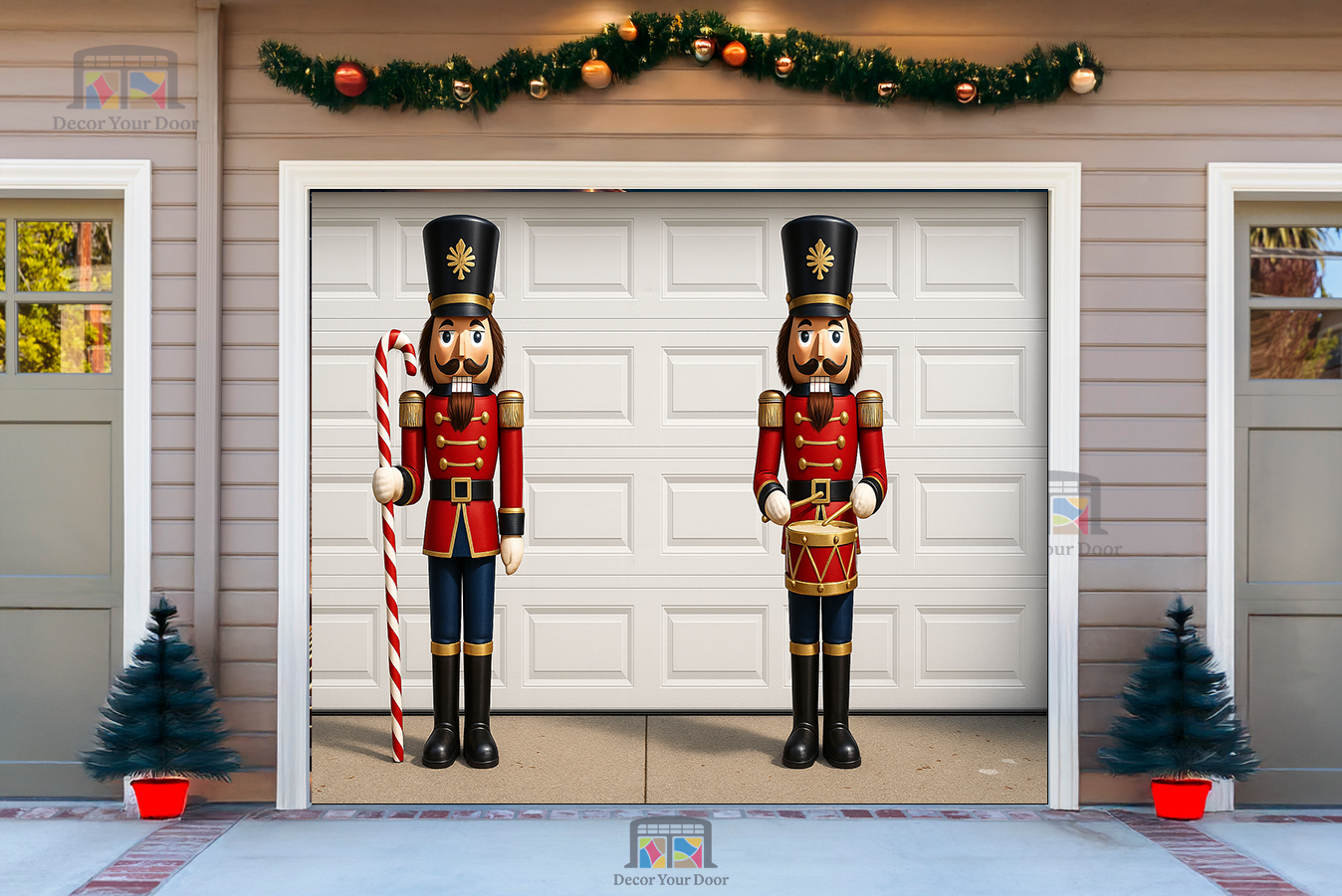 Nutcracker Guard - Garage Door Cover