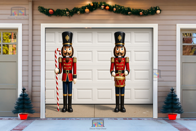 Nutcracker Guard - Garage Door Cover