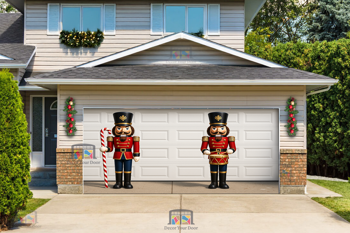Nutcracker Guard - Garage Door Cover