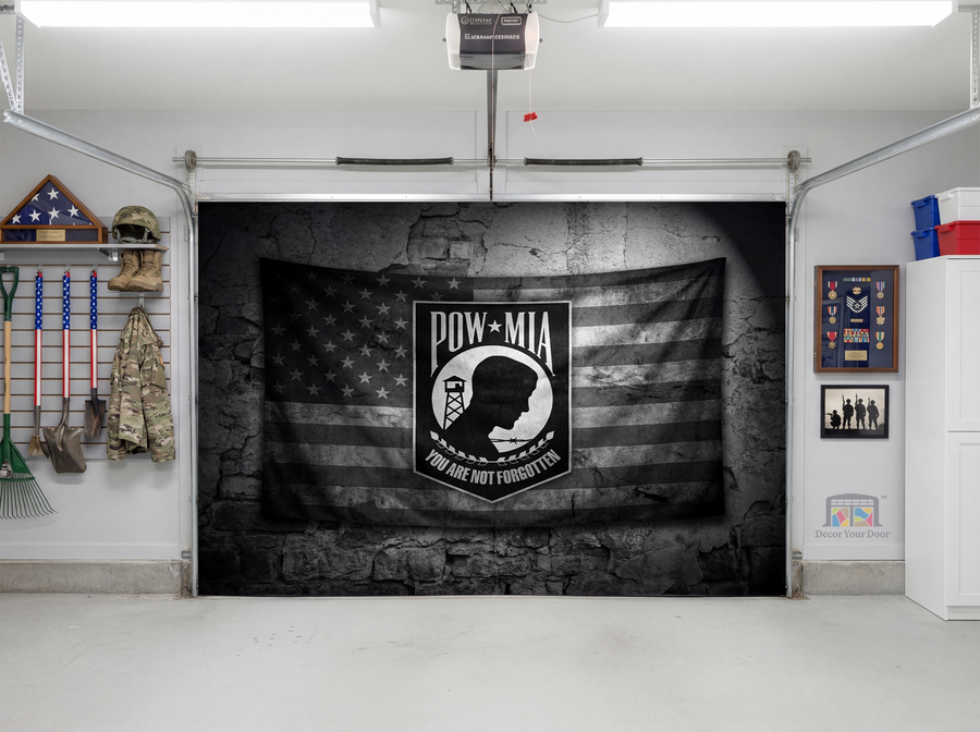 POW MIA Tribute – Interior Garage Door Cover