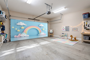 Pastel Rainbow Dream – Interior Garage Door Cover