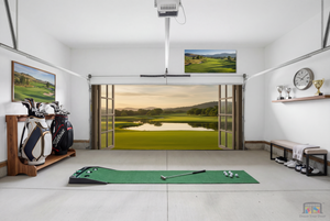 Private Golf View - Interior Garage Door Cover