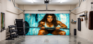 Enfoque implacable – Cubierta para puerta de garaje Power Squat 