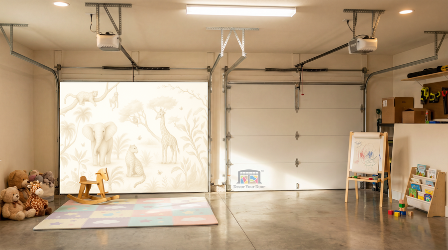 Safari Daydream – Interior Garage Door Cover