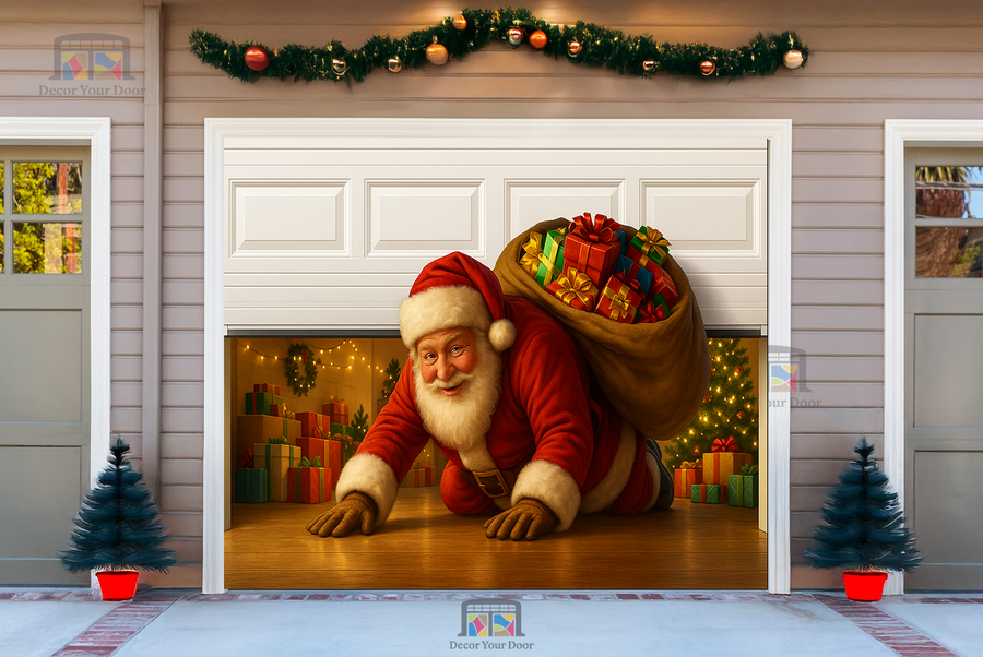 Santa’s Great Escape – Garage Door Cover