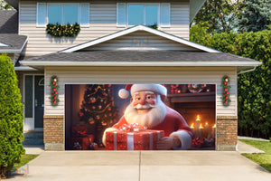 Santa’s Magical Gift Moment Garage Door Cover Banner Decoration - Decor Your Door
