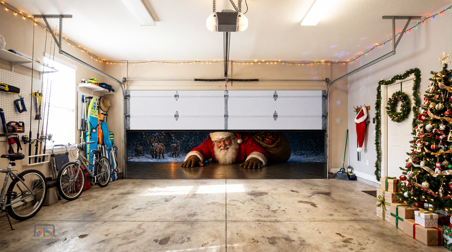 Santa’s Midnight Arrival – Interior Garage Door Cover