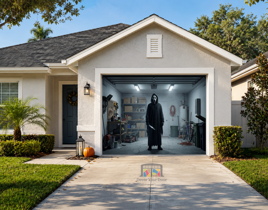 Scream Garage Encounter - Garage Door Cover