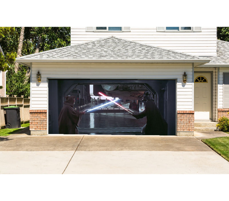 Custom Double Garage Door Cover