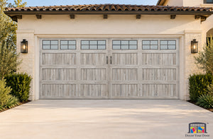 Driftwood Coastal Carriage Printed Garage Door Cover