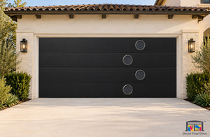 Obsidian Oculus Printed Garage Door Cover