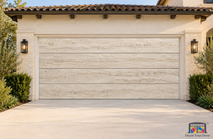 Travertine Monolith Printed Garage Door Cover