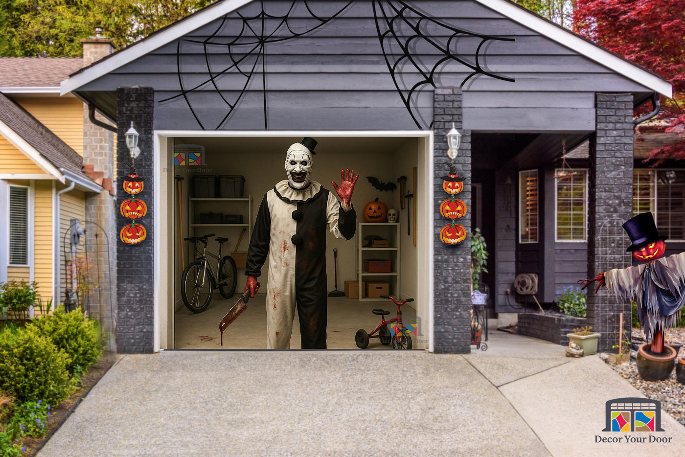 Terrifier Garage Door Cover