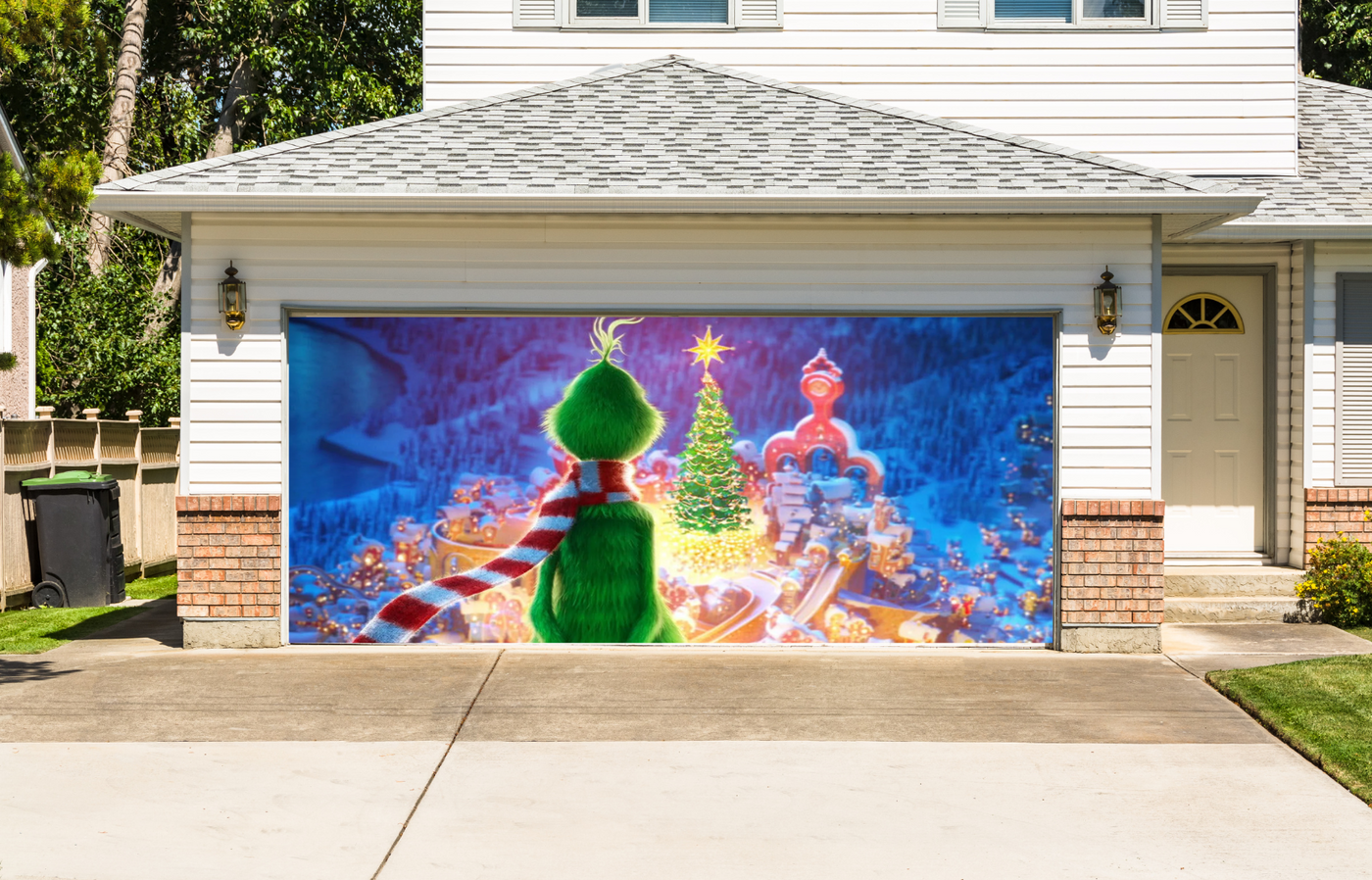 Christmas Grinch Garage Door Cover – Clearance Sale