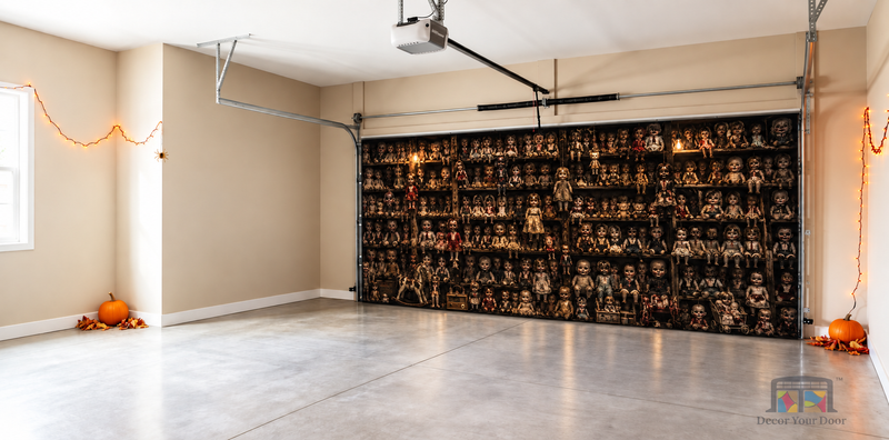 Alternate view of The Doll Collector’s Nightmare - Interior Garage Door Cover