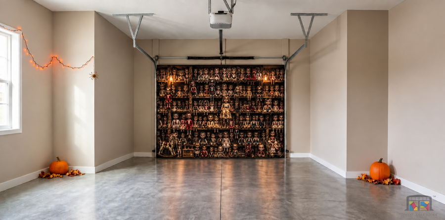 The Doll Collector’s Nightmare - Interior Garage Door Cover