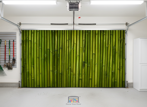 Tranquil Bamboo Wall – Interior Garage Door Cover