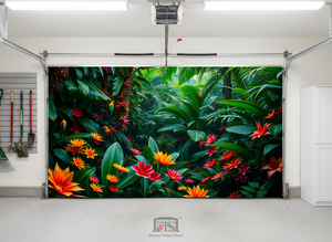 Tropical Paradise – Interior Garage Door Cover