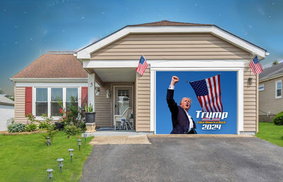 Trump 2024 Take America Back Garage Door Cover Wrap Backdrop