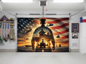 United We Stand – Interior Garage Door Cover