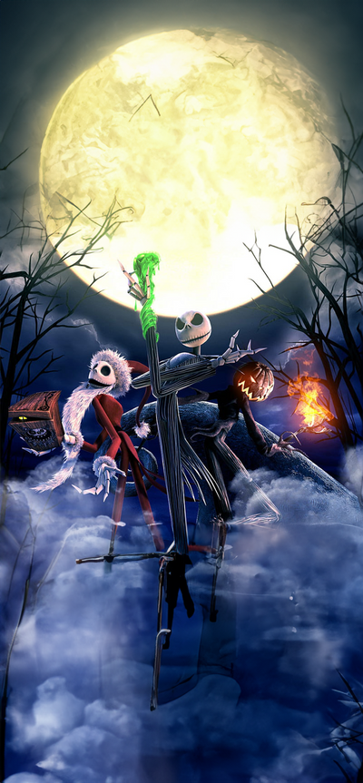 Unleashing the Darkness The Nightmare Before Christmas Front Door Cover Banner Wrap