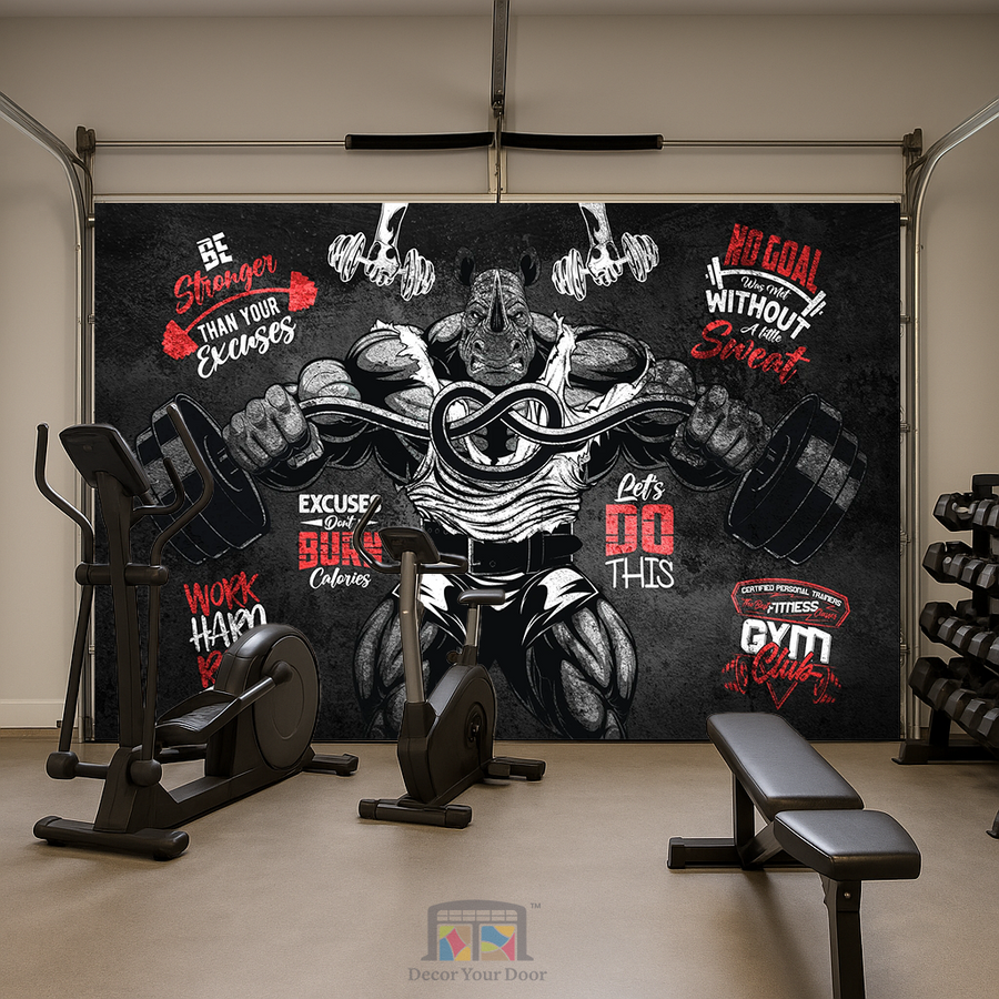 Unstoppable Strength – Motivation Interior Garage Door Cover