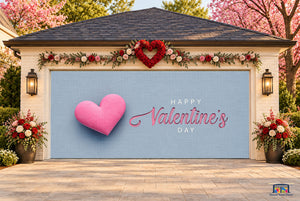 Valentinsdag – garageportovertræk (design nr. 10)