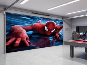 Web Rush Hero Leap – Interior Garage Door Cover