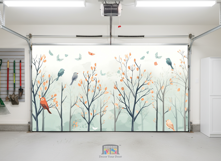 Whispering Woods – Interior Garage Door Cover