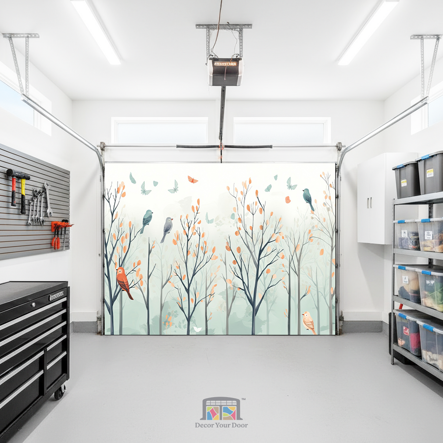 Whispering Woods – Interior Garage Door Cover