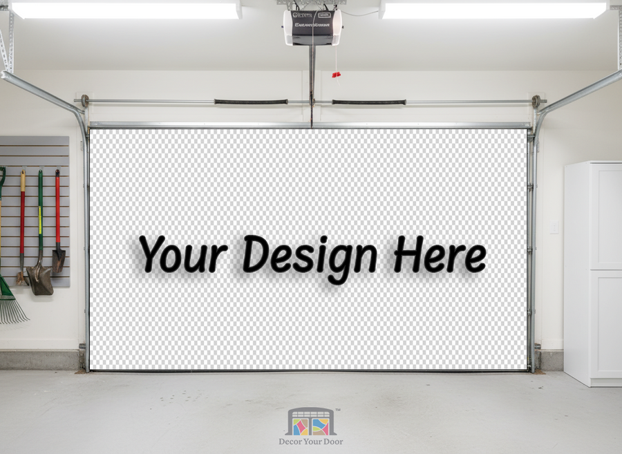 Custom Interior Double Garage Door Cover