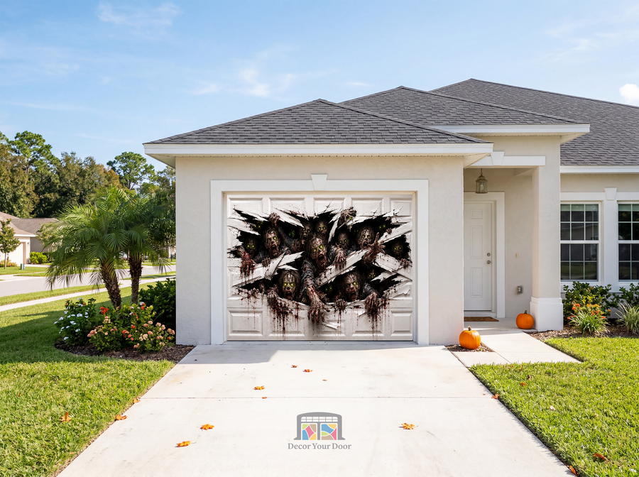 Zombie Breakout Nightmare - Garage Door Cover